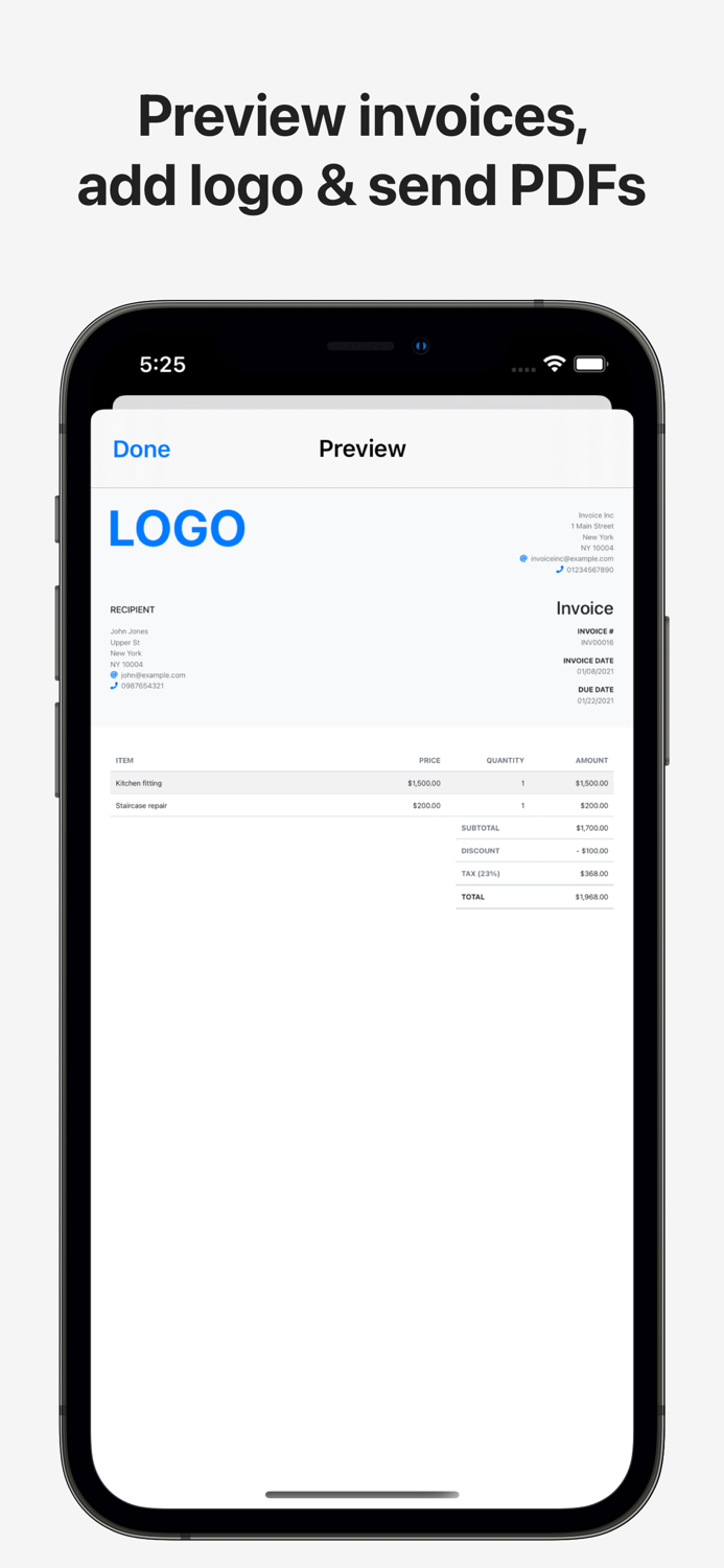 Invoicer - Easy Invoices
