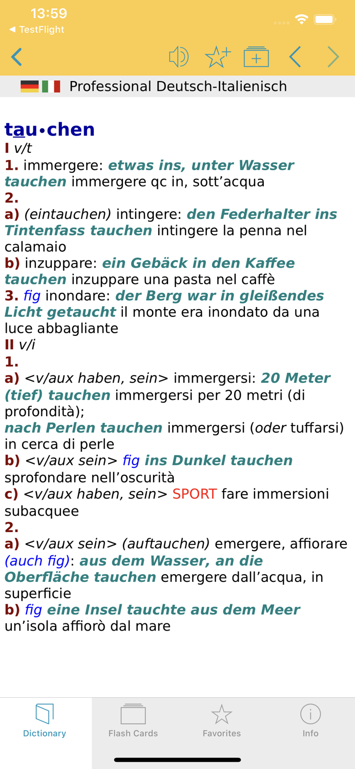 German Italian XL Dictionary