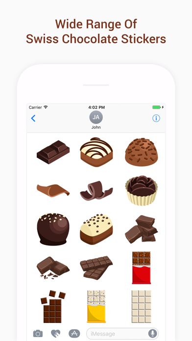 Swiss Chocolate Stickers! Screenshot