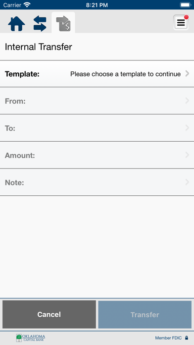 Oklahoma Capital Bank Business Screenshot