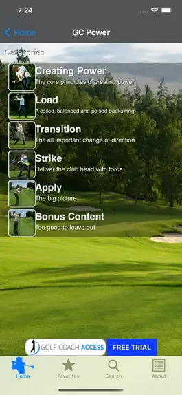 Game screenshot Golf Coach Power apk