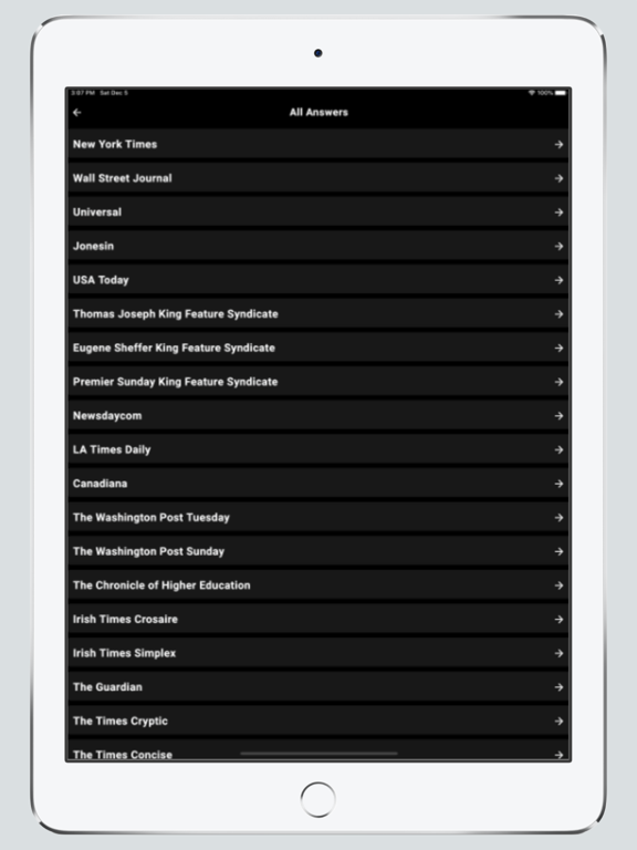 Screenshot #6 pour Crossword Answers