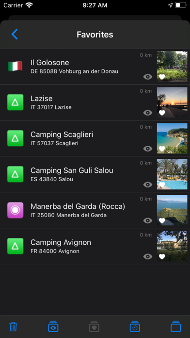 Locations MAP Screenshot