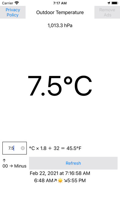 Celsius Thermometer Plus Screenshot