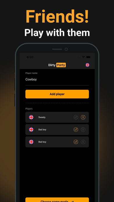 Dirty party or Games for adult Screenshot