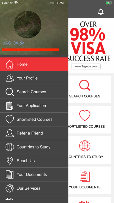 3AG Study Abroad Screenshot
