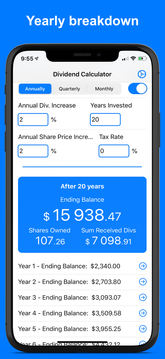 Dividend Calculator