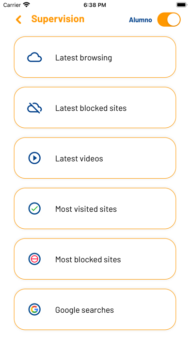 iRiS Parental Interaction Screenshot