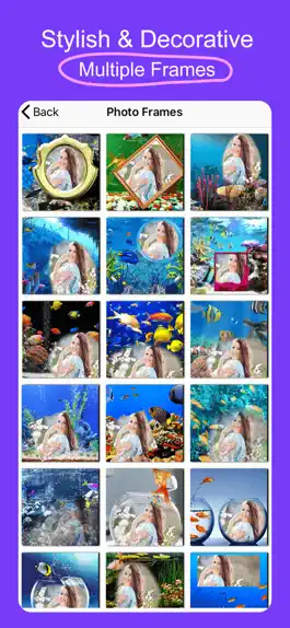 Game screenshot Aquarium Photo Frame apk