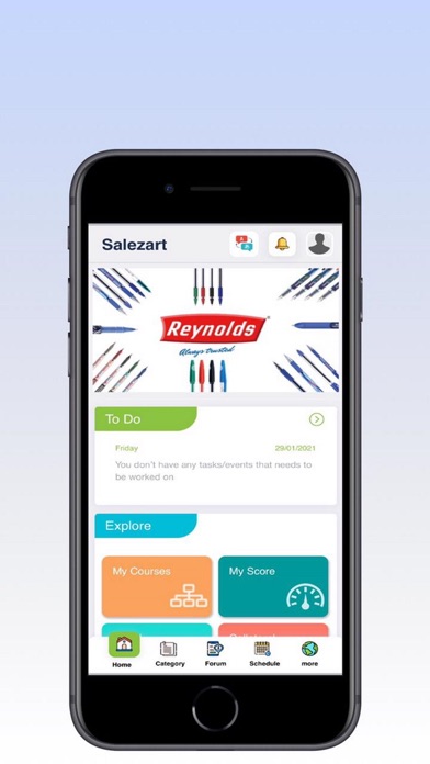 SaleZart Online Learning Screenshot