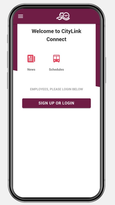 CityLink Connect Screenshot