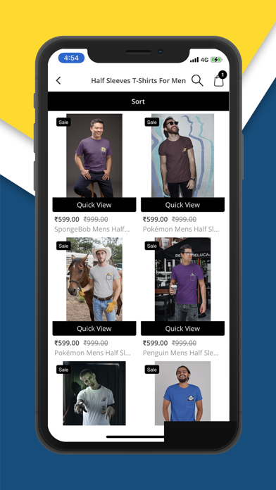 FunkyTeesClub - Shopping App Screenshot