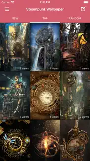 How to cancel & delete steampunk wallpaper 1