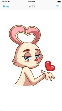 Game screenshot Gentle Rabbit Stickers Pack hack
