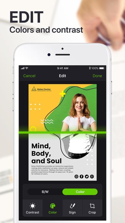 Scanner App PDF Docs & QR Code screenshot-5
