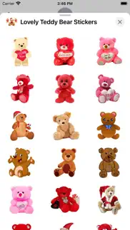 lovely teddy bear sticke‪r‬s iphone screenshot 1
