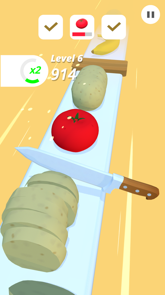 #1. Perfect Slice: Chop Vegetables (iOS) 由: Suhail Ahamed