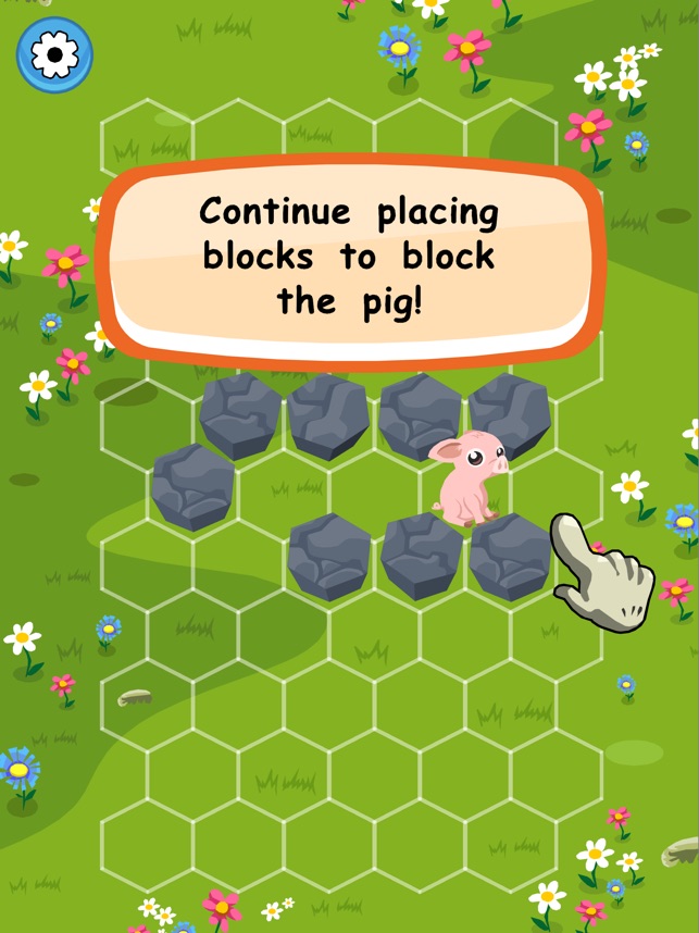 Block the Pig - Play it now at Coolmath Games