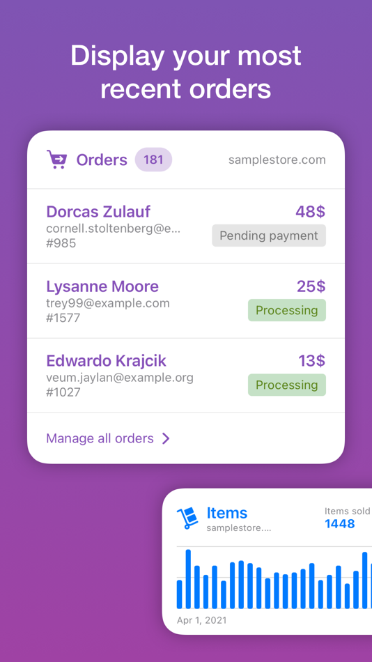 #1. Moni - Widgets for WooCommerce (iOS) Podle: Viszt Peter