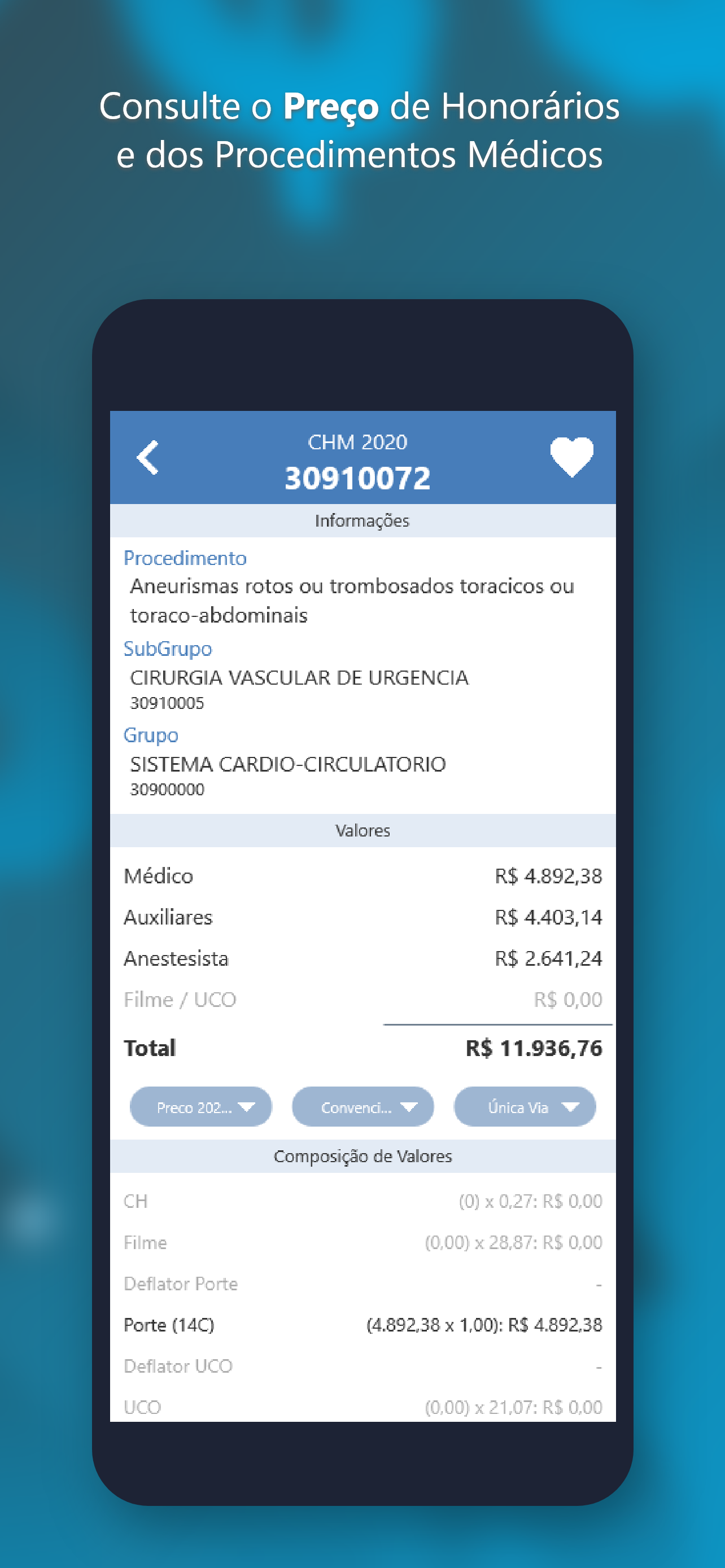PMED - Preço Médico TUSS CBHPM