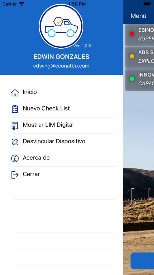 #2. Check List Vehicular (iOS) 由: ECONAT S.A.