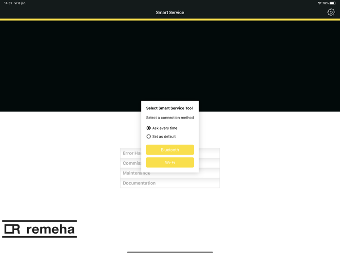 Remeha Smart Service Support