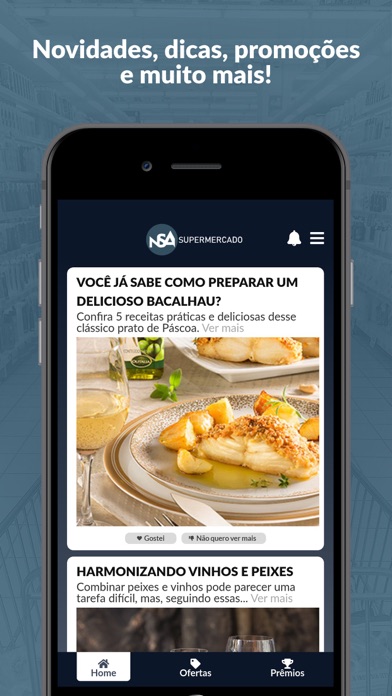 NSA Supermercados Screenshot