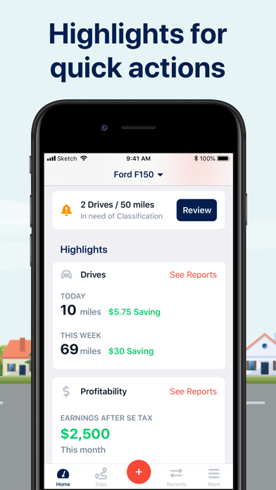 Mileaged Mileage & Tax Tracker Screenshot