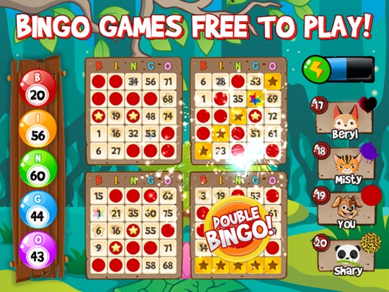 Abradoodle Bingo! dier spellen iPad app afbeelding 1