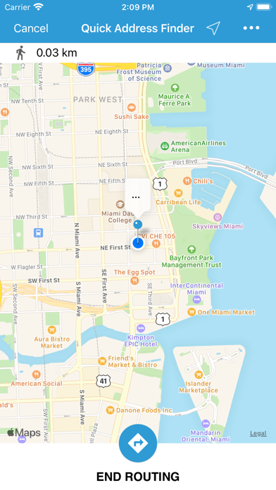 Quick Address Finder Screenshot