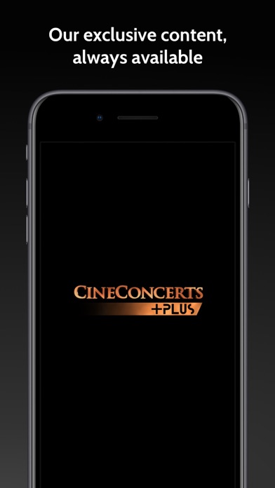 CineConcerts +Plus Screenshot
