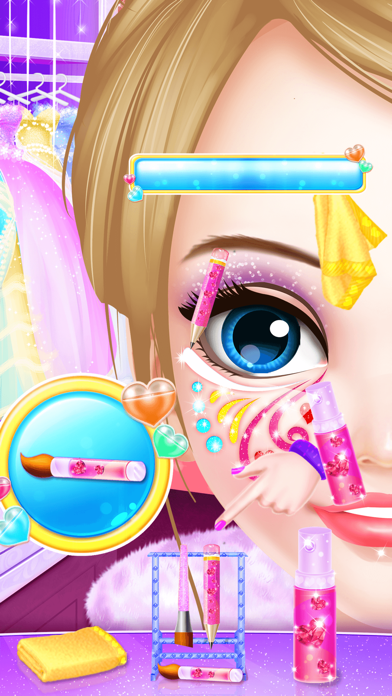 How to cancel & delete Wedding Face Painting Makeup For Elsa from iphone & ipad 3