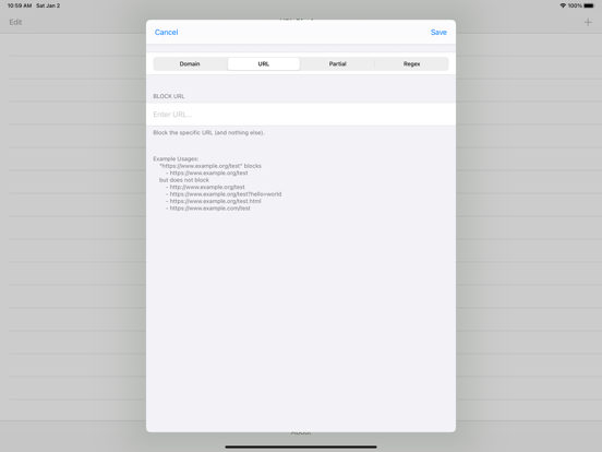 Screenshot #6 pour Domain & URL Blocker