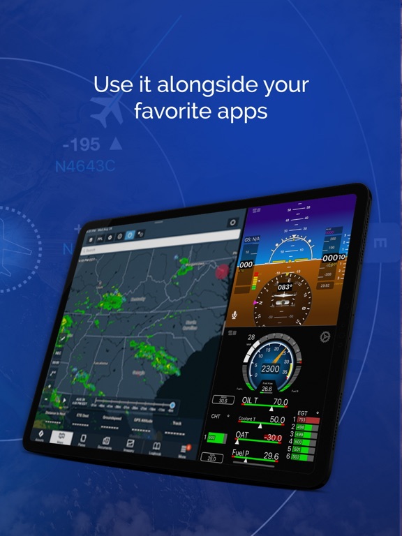 Levil Aviation iPad screenshot 4 - Navigation app