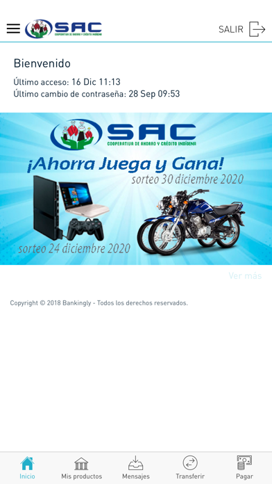 Sac Móvil Pro Screenshot
