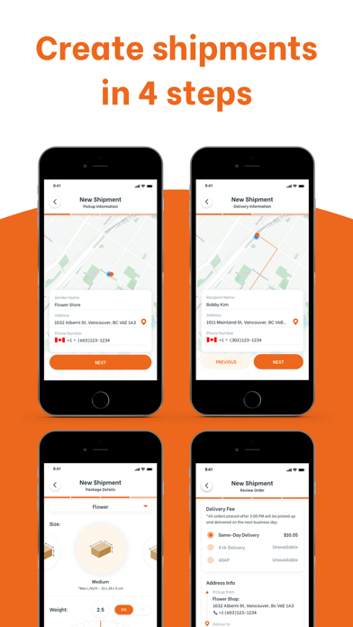 Cantec Couriers Screenshot