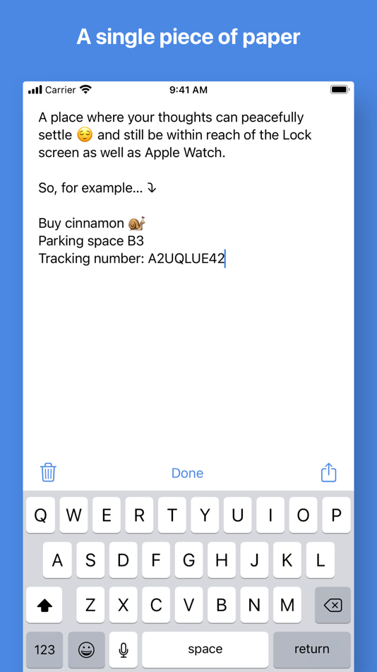 #1. Quick Notes with widget (iOS) โดย: Michal Kos
