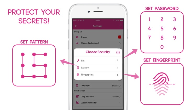 Secret Diary With Lock screenshot-3
