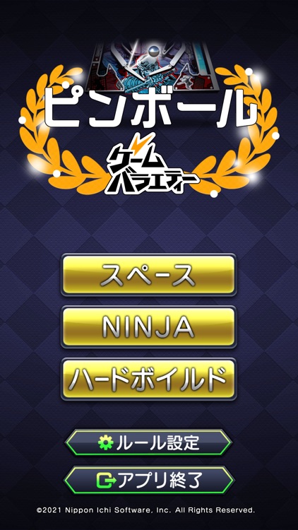 ゲームバラエティー ピンボール