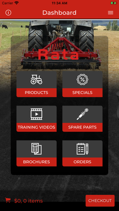 Rata Equipment Screenshot