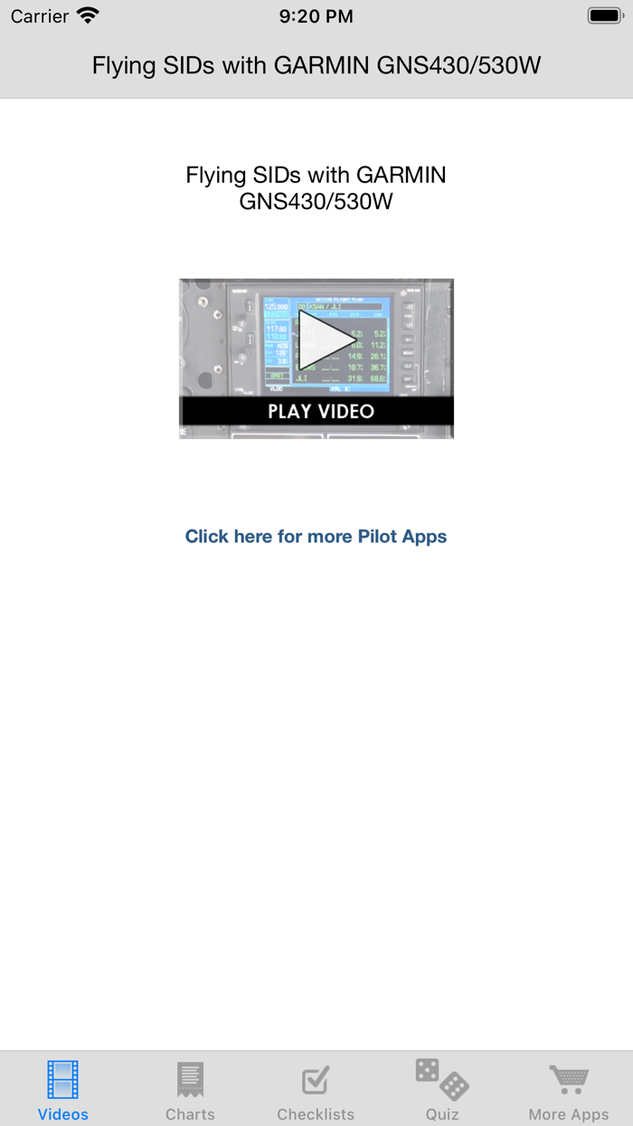 Flying with GARMIN GNS430-530W