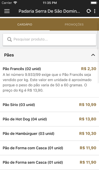 Padaria Serra de São Domingues Screenshot