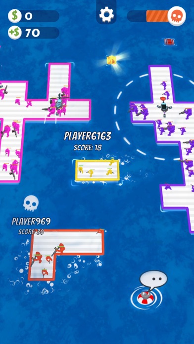 War of Rafts: Sea Battle Game Screenshot
