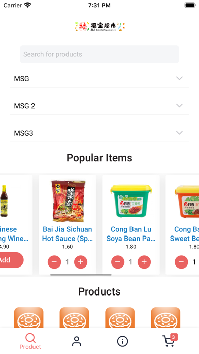 J&S Oriental Supermarket Screenshot