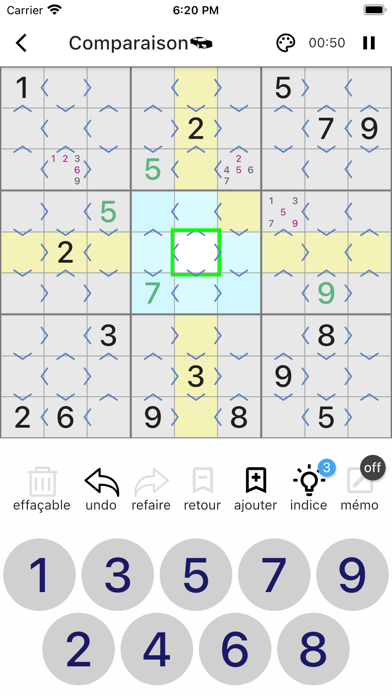Screenshot #3 pour All Sudoku - 5 kinds of sudoku