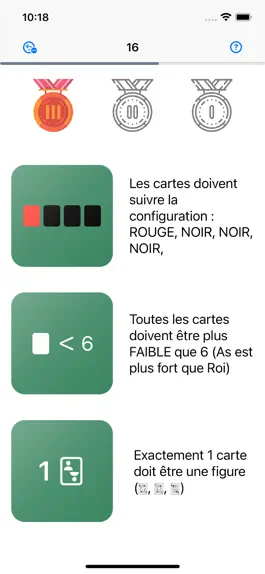 Game screenshot Objectifs : Jeu de Cartes apk