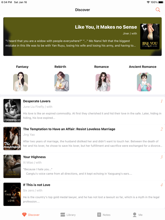 Screenshot #4 pour YesNovel - Webnovels and Books