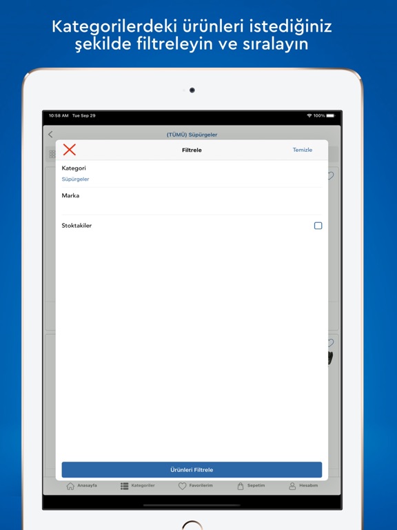 Fakir iPad screenshot 4 - Shopping app