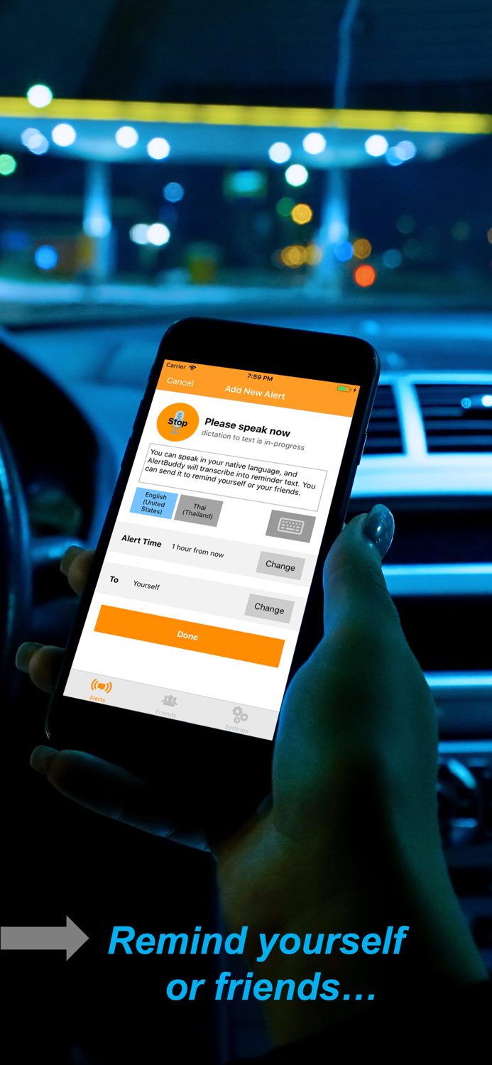 AlertBuddy  Speak and Remind