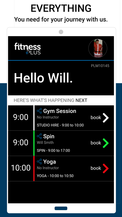 Screenshot #1 pour Fitness Plus Gym